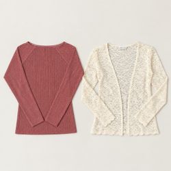 Blusa de malha de manga longa
