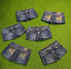 8118 - Upcycled Denim Shorts