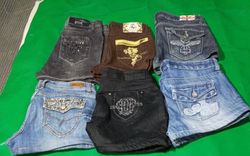 EARL JEANS  AND OTHER MIX BRANDS MINI SHORTS (C 45..