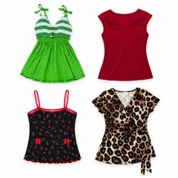 Y2K Tropical Tops 10 pcs At 1506