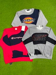Upcycle Mixed branded sweatshirt