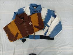 CR10745 Upcycled Carhartt Cropped Jackets