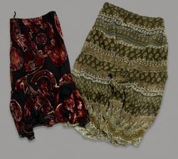 Y2k Poly Skirt(1495)