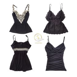 Y2K Gothic Camis