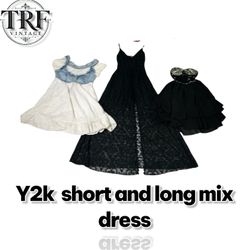 Y2k long and mini dress #197