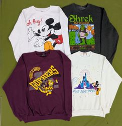 RV4273 Cartoon Crewneck Sweatshirts