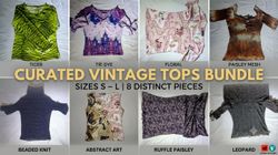 ★ VINTAGE Y2K 8-PIECE TOP BUNDLE ★