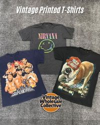 🔴 Vintage Printed T-Shirts - (14/09)