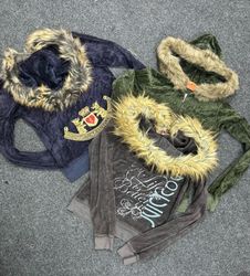 Y2K Juicy Couture Vintage Fur Hoodie's