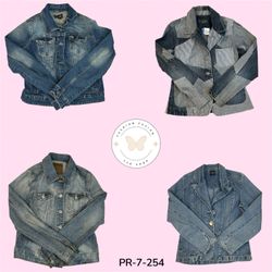 Women's Cropped Denim Jacket – Classic Blue Wash (..