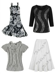 (FV-Sailor Girl Summer Tops-Dress-Skirts