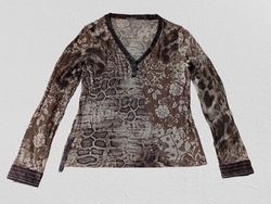 Y2K Printed top blouse (Ms 023)