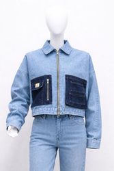 CR1936 Upcycled Denim Jacket