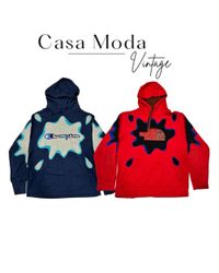 120926-31 Upcycled Applique hoodies 10 pcs