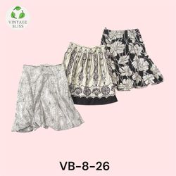 Y2K Black & White Cotton Skirt Wholesale Bundle – ..