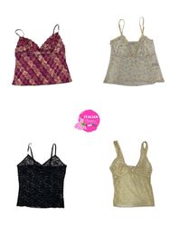 Y2k laceup fairycore camis
