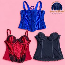 Y2k bustier and laces corsets