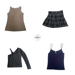 Retro Plaid & Neutral Layers ( TS-022 )