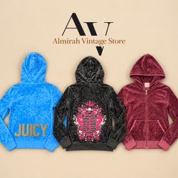 Juicy Couture Velour Zip Hoodies