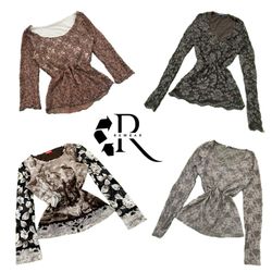 Y2K Unique Girl Printed Full Sleeve Tops RW-2467