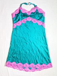 Printed slip dress