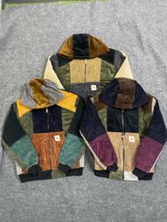 Upcycled Carhartt Corduroy Hoodie