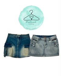 280726-6 mini Denim skirt