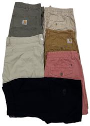 Branded cotton shorts