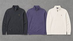 ZV00020 Polo Ralph Lauren 1/4 Quarter Zip Sweaters..