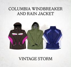 Columbia Wind Breaker And Rain Jackets