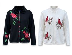 (FV-2605)Vintage Embroidered Knitwear & Fair Isle ..