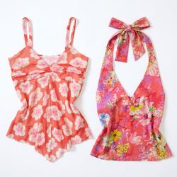Upcycled Y2K Halter and Babydoll Fairy Tops