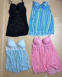TH306 Y2K Baby Doll Mini Dress Fairycore Coquette ..