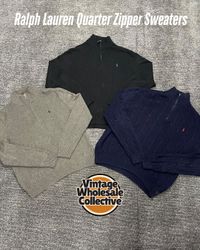 🔴 Ralph Lauren Quarter Zipper Sweaters - (05/09)