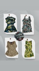 Y2K Urban Twist Poly Bluse