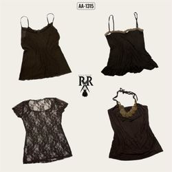 Y2k Earthy Tone Mix Tops (AA-1315)