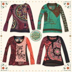 Y2K Desigual Boho Artwear Statement Tops ✨ 10pcs (..