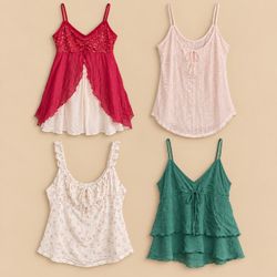 Y2K Romantic Fairy Cami Bundle