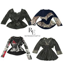 Y2K Nature Vibe Girl Full Sleeve Top RE-3644