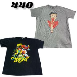 Cartoon Printed T-Shirts(Brands)Betty Boop & Super..