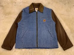 Upcycled Carharrt + Denim Detroit Jacket