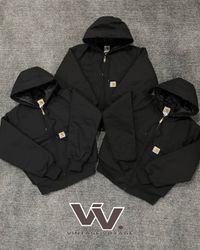 zk Carhartt Black Hooded Jackets vi