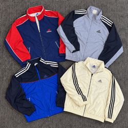 Adidas vintage windbreakers jackets