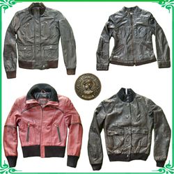 ✨ European Style Women's Leather Jackets Bundle Lo..