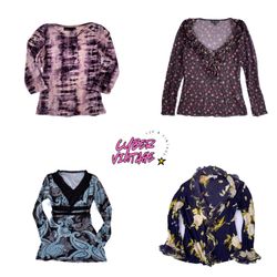 Y2K Romantic Floral Mesh Top (MH-108)
