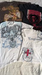 Y2k Grunge affliction style tees