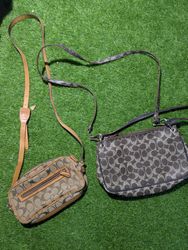 Coach Canvas Leather Small Handbags