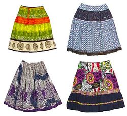 Y2K Gypsy Boho Cotton Skirts