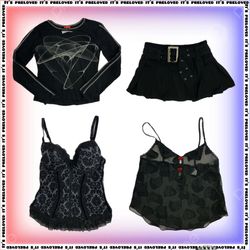Dark Lipstick Energy - tops, skirts (SS-2755)