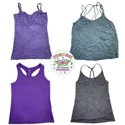 Purple Strappy Cami & Sporty Tank Tops Edit | VR-4..